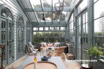 Orangerie, outdoor entertaining area featuring Resene Smoky Green