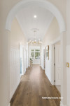 Hallway, hallway featuring Resene Eighth Thorndon Cream