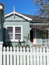 Exterior, house exterior, grey-green house exterior