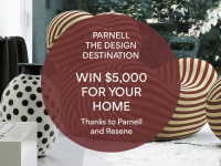 Win $5000 for home décor, thanks to Parnell and Resene