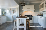 Kitchen, French-country style kitchen, kitchen featuring Resene Emerge