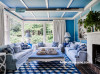 living room inspiration, blue interior ideas, feature flooring ideas, interior design, resene