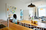 kitchen, wood and white kitchen, neutral kitchen, kitchen inspiration, resin