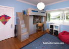 blue bedroom, kids bedroom, children's bedroom, marvel colour scheme, blue and red, resene polo blue