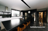 black and white interior, black kitchen ideas, black interior inspiration, kitchen inspiration