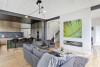 neutral living room, neutral lounge, black ceiling, grey living room, grey lounge, resene dark ebony