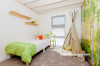 kids bedroom, children's bedroom, forest wallpaper, forest inspired bedroom, teepee, feature wall