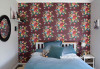 bedroom inspiration, wallpaper inspiration, wallpaper feature wall, floral wallpaper, bedroom decor