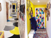 hallway inspiration, colourful interior ideas, patterned flooring ideas, interior inspiration