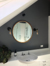 bathroom, grey bathroom, bathroom feature wall, grey feature wall, grey ensuite, ensuite 